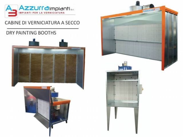 CABINE DI VERNICIATURA  A SECCO